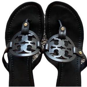 miller pave logo slide thong sandals